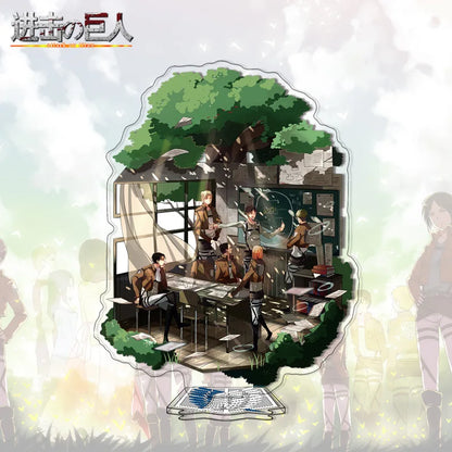 Attack on Titan Acrylic Stand 41-80 Anime Figure Custom Made One Piece Drop Shipping Wholesale Distributor Merchandise