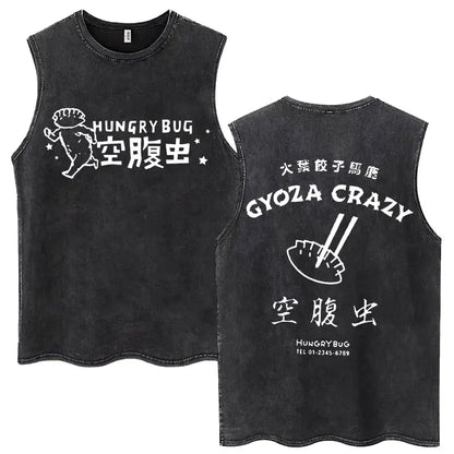 Dorohedoro Pattern Washed Tank Top