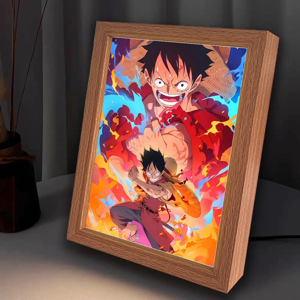 One Piece Luffy LED Frame