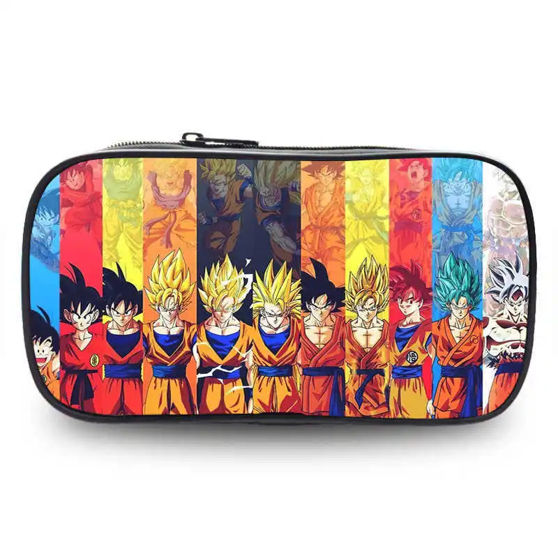 Dragon Ball pencil case cartoon anime merchandise durable Oxford cloth stationery box student study supplies printed storage bag