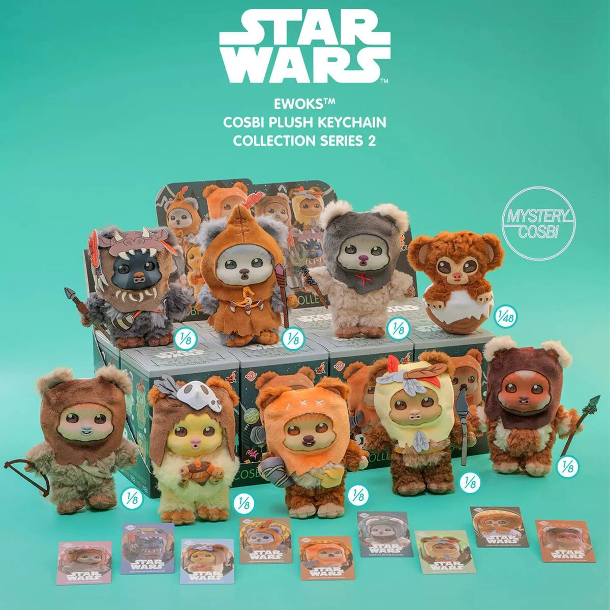 Star Wars Ewoks Plush Keychain