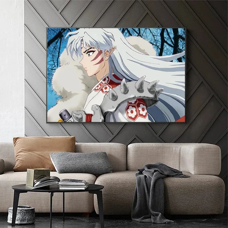 Inuyasha Sesshomaru Canvas Poster