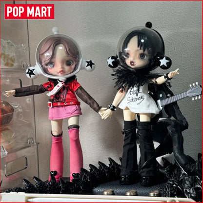 Pop Mart Skullpanda Bjd Nana Figures Baby Series Flower Blooming Figure Pink Green SP Art Toy Limited Dolls Surprise Toy Gift