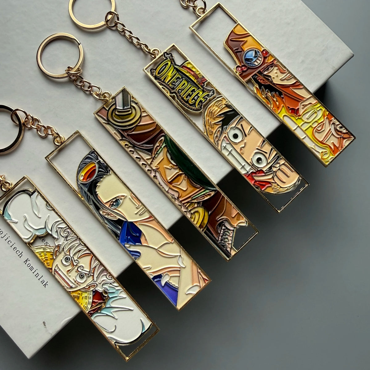 Anime Jet Metal Keychain