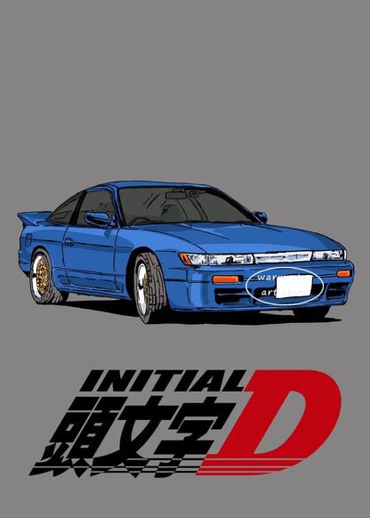 Initial D Takumi Canvas Poster