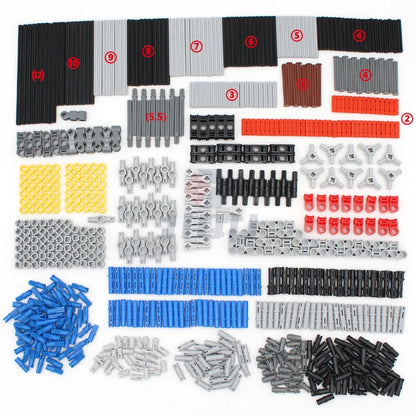 High-Tech Accessory Parts Kit MOC Building Blocks Package Compatible All Brand Bricks Educational Toy for Children Adults Gifts
