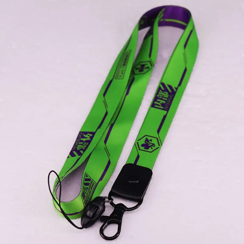 Evangelion Anime Phone Lanyard Keychain Detachable Neck Cord Strap