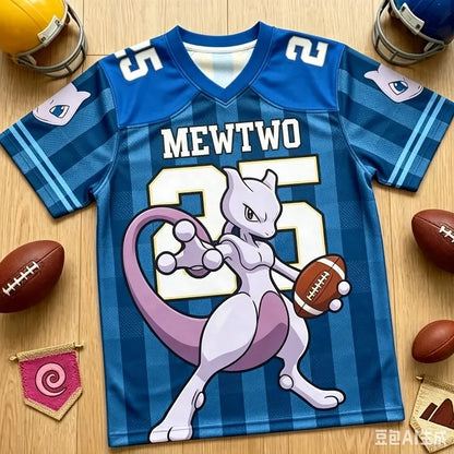Pokemon Mewtwo Football Jersey