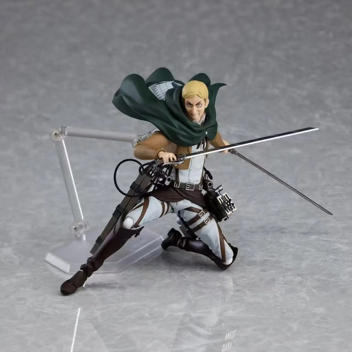 Figma 446 Attack On Titan Erwin Smith In Stock Anime Action Figure Collectible Model Toy For Fans Desktop Decoration
