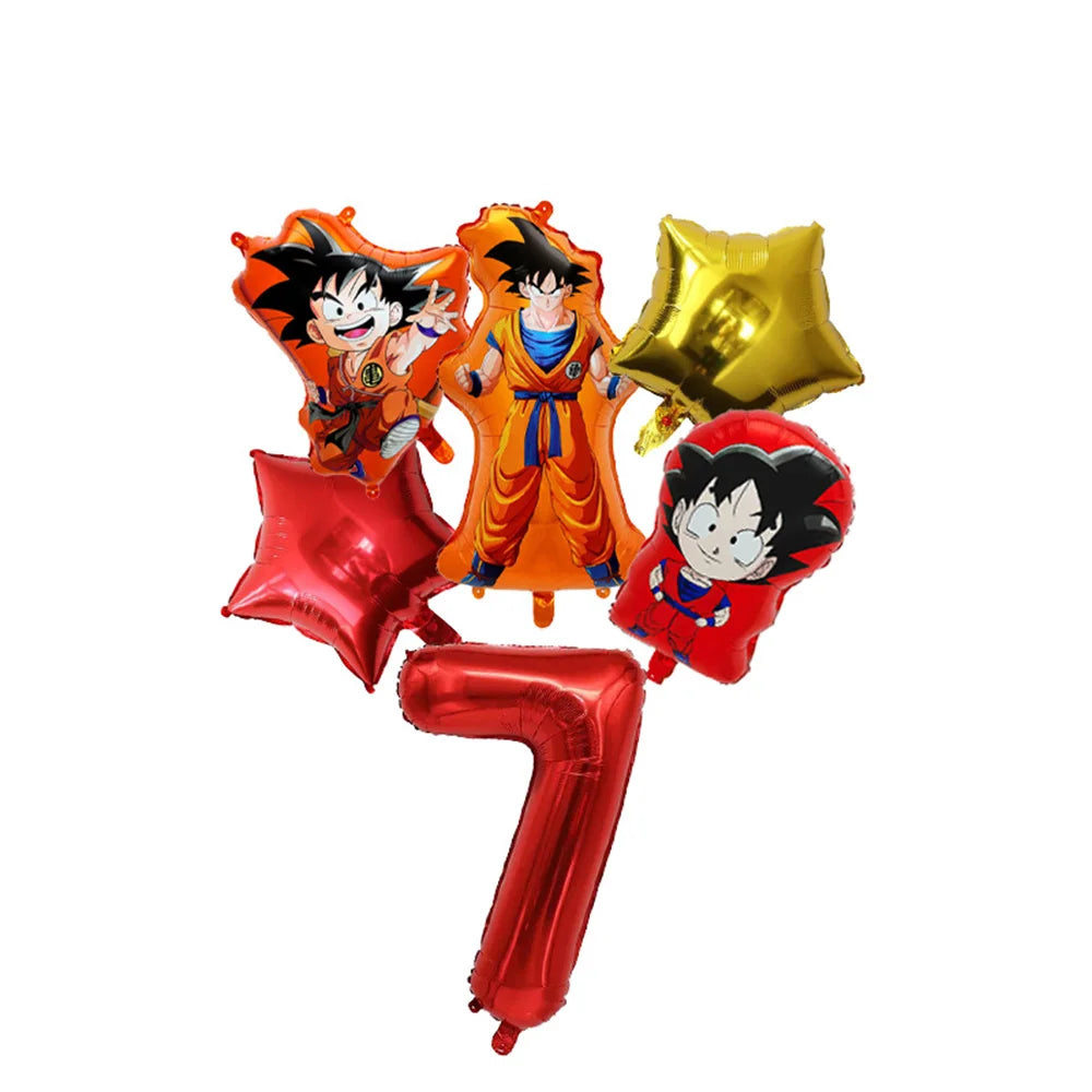 Dragon Ball Birthday Party Decorations Party Supplies Tablecloths Paper Cup Plates Napkin Gift Bags Banners Baby Birthday Shower