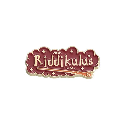 My Broom is in The Shop Brooch Enamel Pins Funny Text Magic Bottle Brooches Lapel Badges Backpack Jewelry Fan Gift Wholesale
