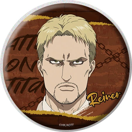 58mm Anime Attack on Titan Eren Jaeger Mikasa·Ackerman Sasha Braus Cosplay COSTUME Badge Pin SPTE Tinplate Brooch﻿ Prop Gilf