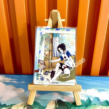 Kayou Original Naruto Card W6T4 W7T4 W8T4 PU Full Series Single Card No.01-08 Rare Itachi Uchiha Anime Collection Card Toy Gift