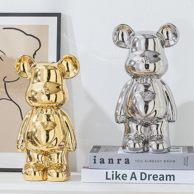 Bearbrick Teddy Bear Ceramic Statue