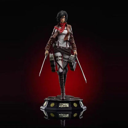 Attack On Titan: Mikasa Anime And Trendy Toys Can Be Move 11.41inch/29cm Pvc Favorites Attack On Table Setup Anime Hot Toys Gift