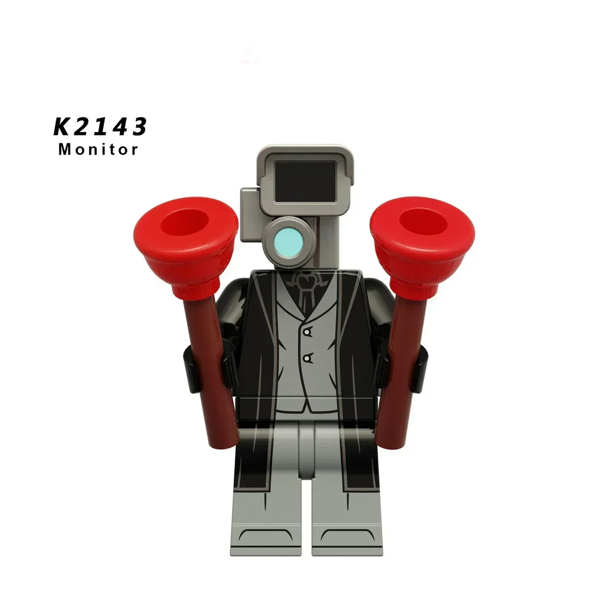 New KDL DJ Upgrade War-Damaged Skibidi Toilet Man Figures Anime Block Toys TvMan Titan Bricks Model Toy For Kid Birthday Gift
