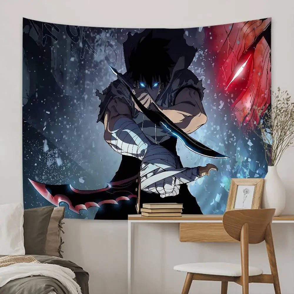 Solo Leveling Tapestry Wall Hanging