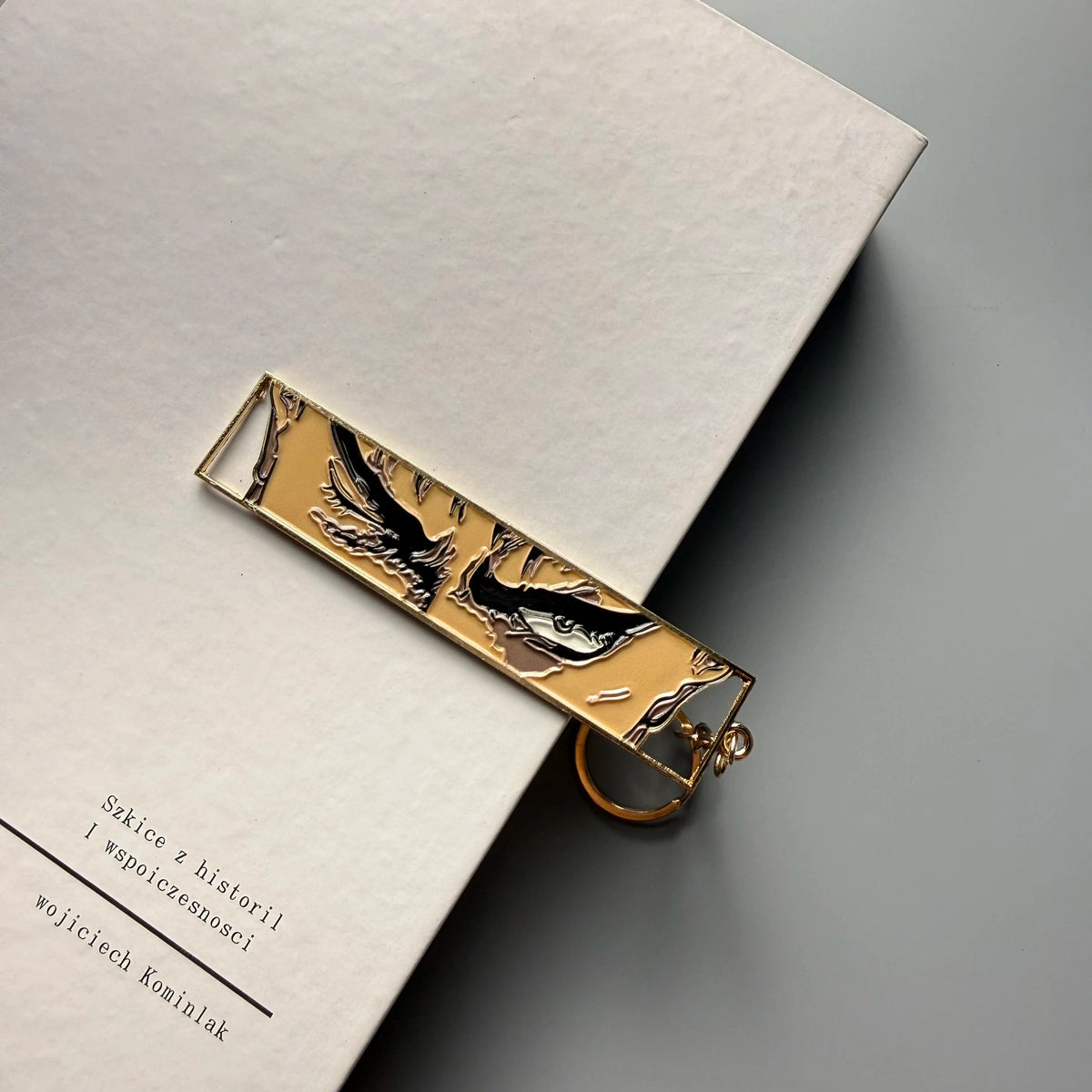 Anime Jet Metal Keychain