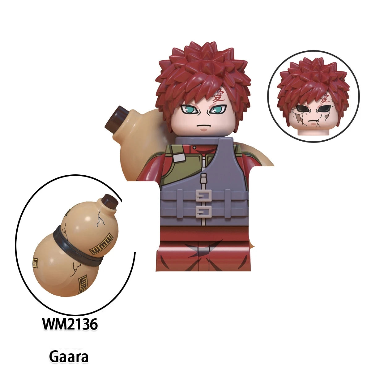 Anime Naruto Sasuke Uchiha Itachi Kakashi Jiraiya Tsunade Obito Indora Mini Blocks Figure WM6155 WM6154 WM6153 Collectible