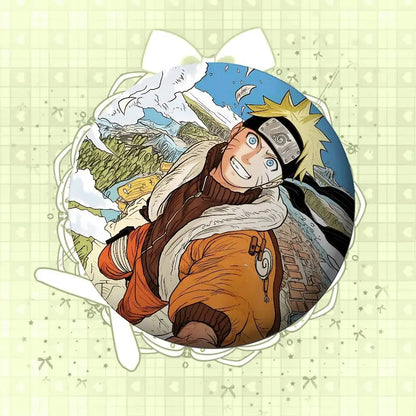 S-Smart N-NARUTOs Badges Tinplate Soft Button Pin Brooch Metal Badge Custom Jewelry Accessories Hat Bag Lapel