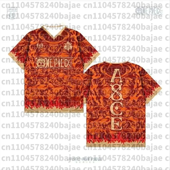 One Piece Luffy Baseball Jersey