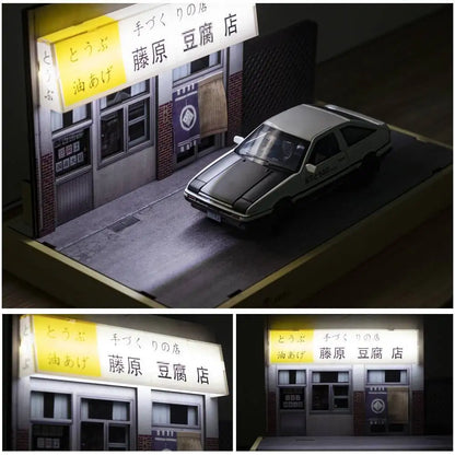 Initial D AE86 Garage Display Case