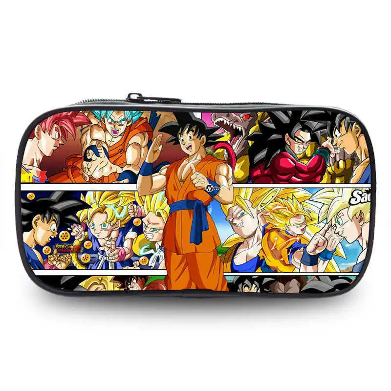 Dragon Ball pencil case cartoon anime merchandise durable Oxford cloth stationery box student study supplies printed storage bag