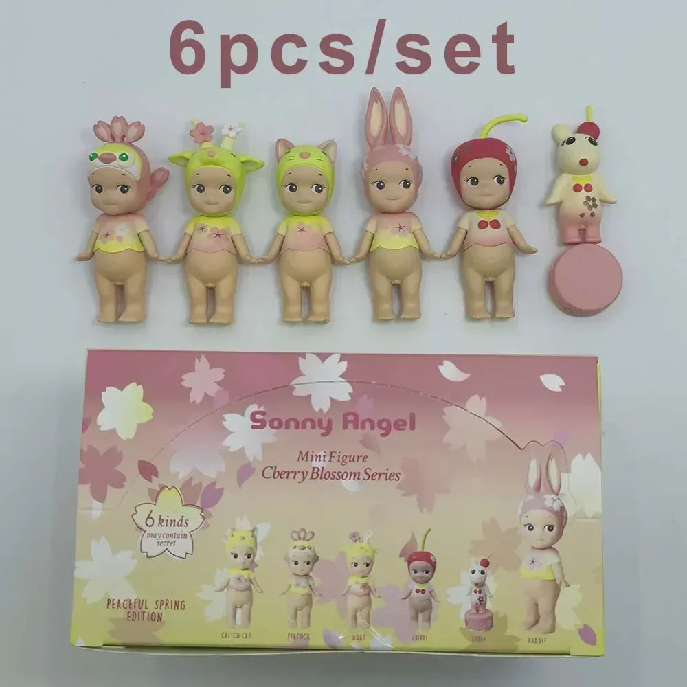Mini Sonny Blind Box Cherry Blossom Spring Series Mini Anime Figures Ornaments Christmas Birthday Gift