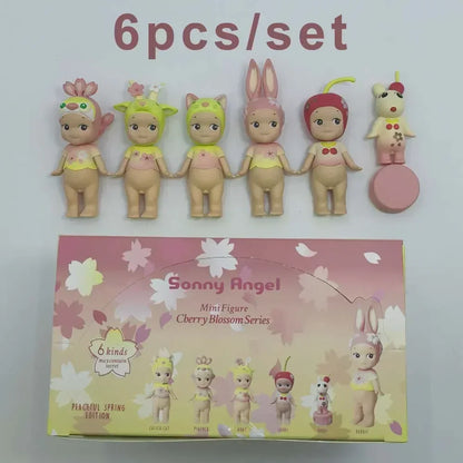 Mini Sonny Blind Box Cherry Blossom Spring Series Mini Anime Figures Ornaments Christmas Birthday Gift