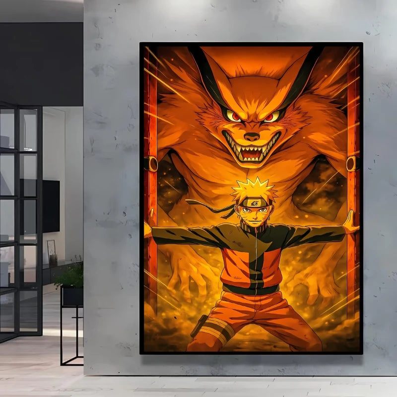 Print on Canvas Wall Art Naruto Uchiha Itachi Poster HD Cartoon Pictures Home Living Room Decoration Paintings Holiday Gifts