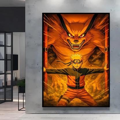 Print on Canvas Wall Art Naruto Uchiha Itachi Poster HD Cartoon Pictures Home Living Room Decoration Paintings Holiday Gifts