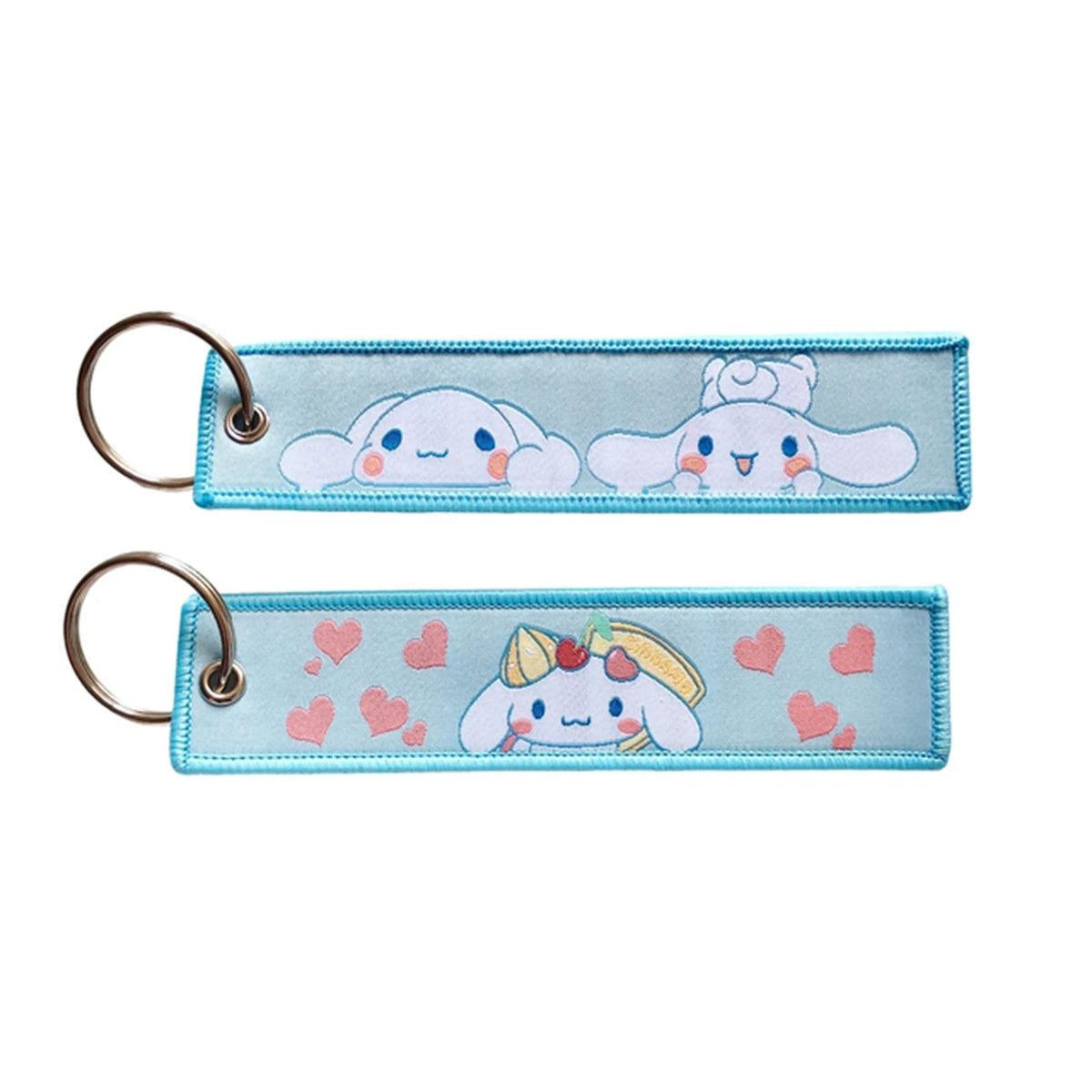 Anime Lock Embroidery Keychain