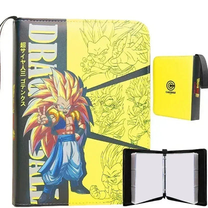 400pcs/900pcs Anime Dragon Ball Vegeta Folder Binder card Holder Game Cards Album Book Collection Cards Storage bag Kids Gifts