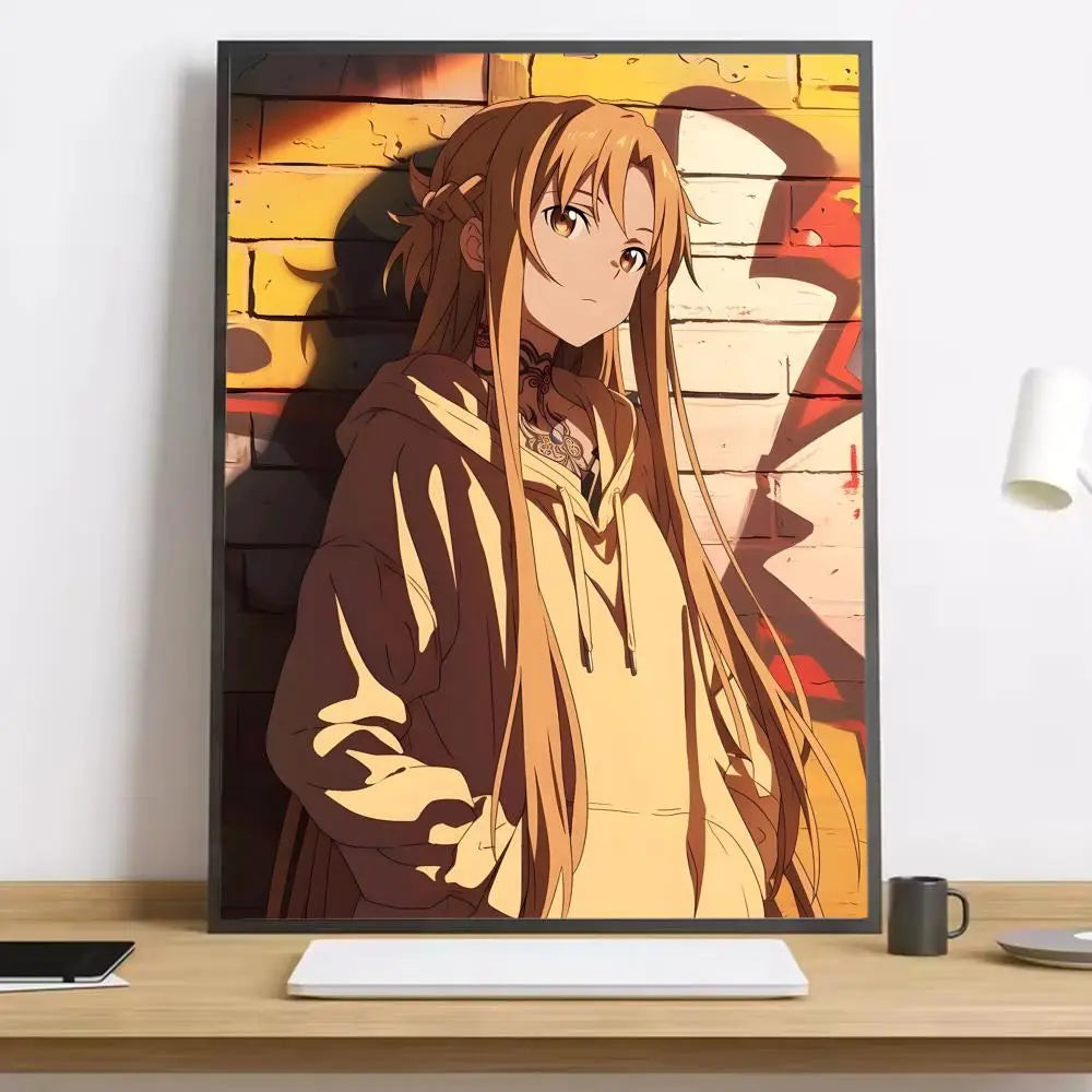 Sword Art Online Kirito Canvas Poster