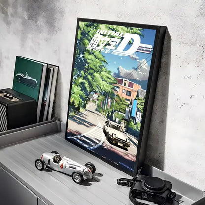 Initial D Car Wall Art