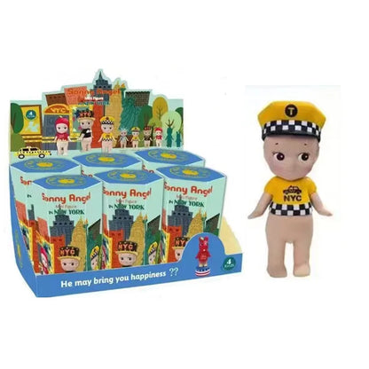 Cute Angel Hippers Blind Box Mystery Box New York Series Mini Anime Figurines Dolls  Christmas and Birthday Gifts
