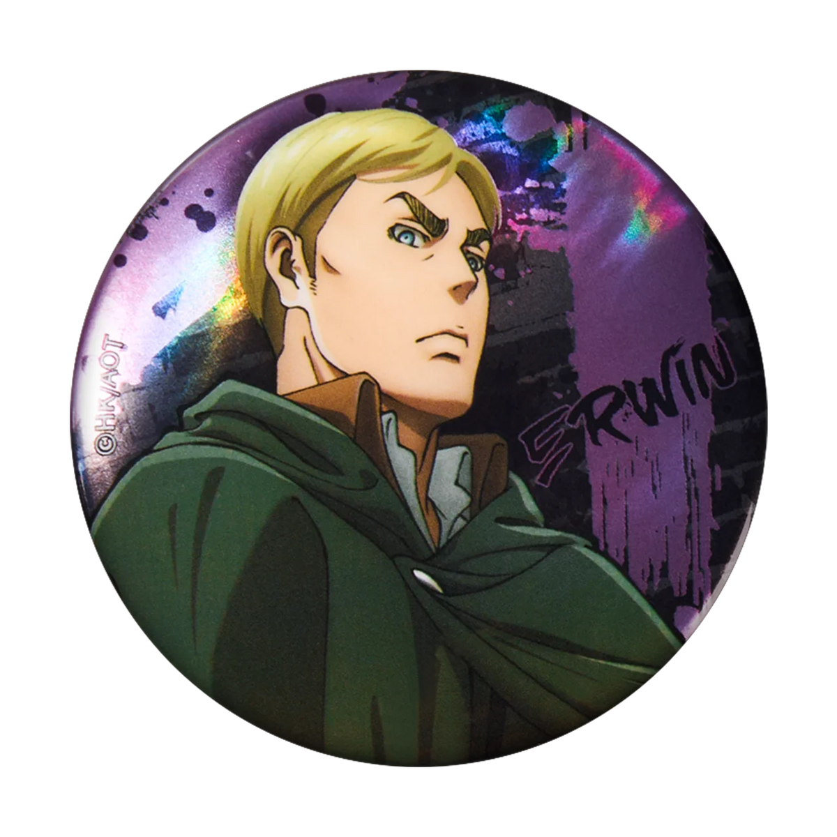 58mm Anime Attack on Titan Eren Jaeger Nanaba Hange Zoe Annie Leonhart Cosplay COSTUME Badge Pin SPTE Tinplate Brooch﻿ Xmas Prop