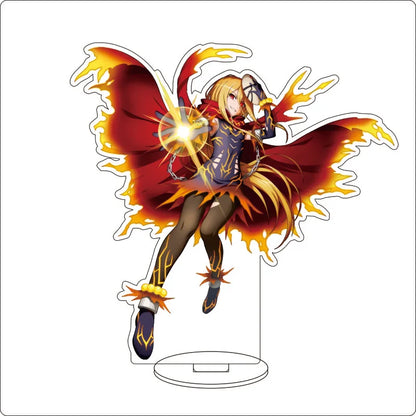 Anime Overlord Acrylic Stand Ornaments Ainz Ooal Gown Shalltear Bloodfallen albedo Cocytus Figure Stand Halloween Gifts