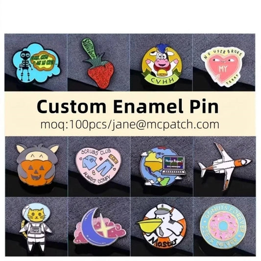 Custom Enamel Pin Diy Brooch Pin Make Anime Metal Coin On Backpack Personalized Women's Brooch On Clothes Decor Accessories