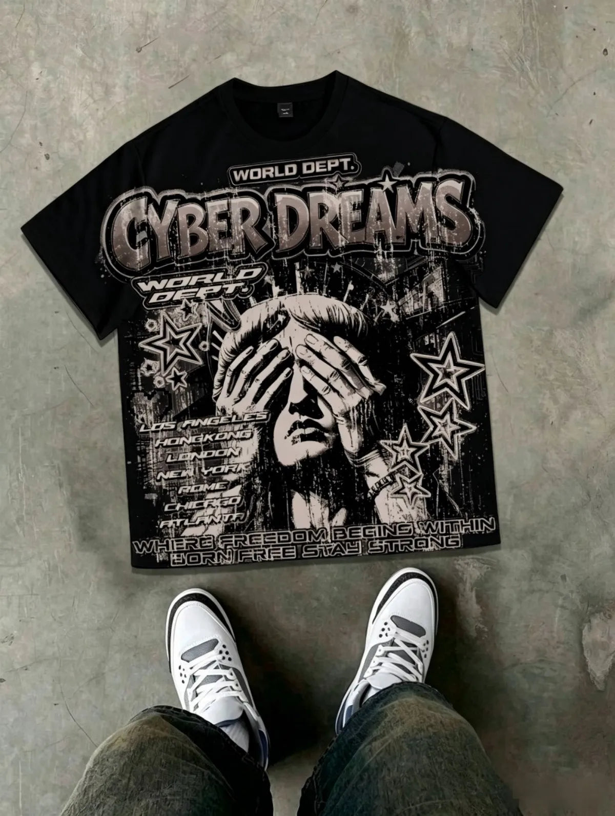 Statue Of Liberty Graphic Tshirt