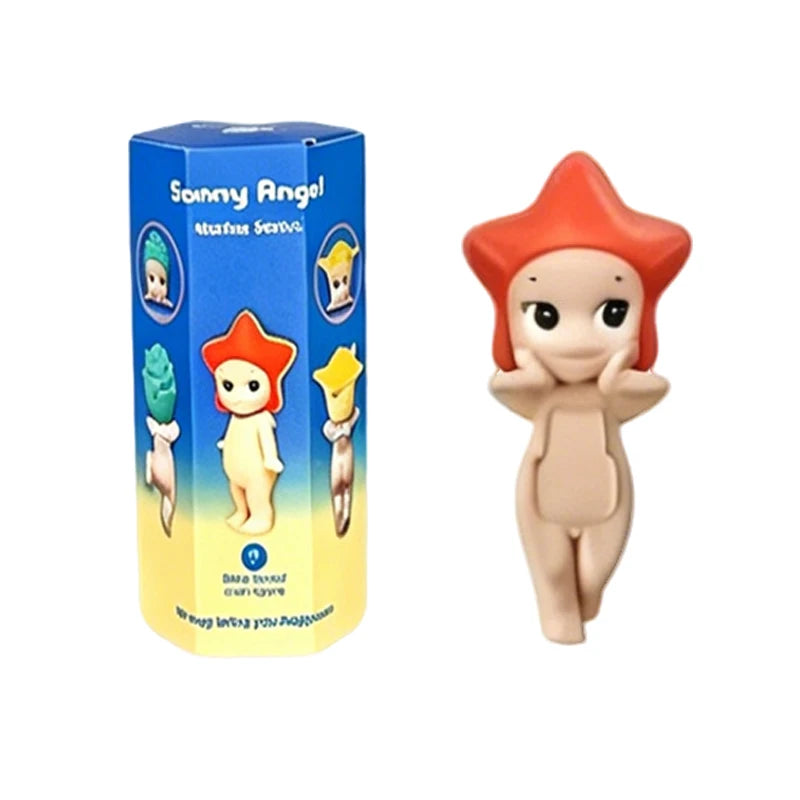 New Cute Angel Animal Blind Box Marine Animal Series Anime Figures Cute Animal Ver.1 Ver.2 Ver.3 Ver.4 Ornaments Dolls Gift