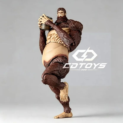 In Stock NEW KO KAIYODO Amazing Yamaguchi Revoltech Attack on Titan Beast Titan Action Figure Toy Model Gift