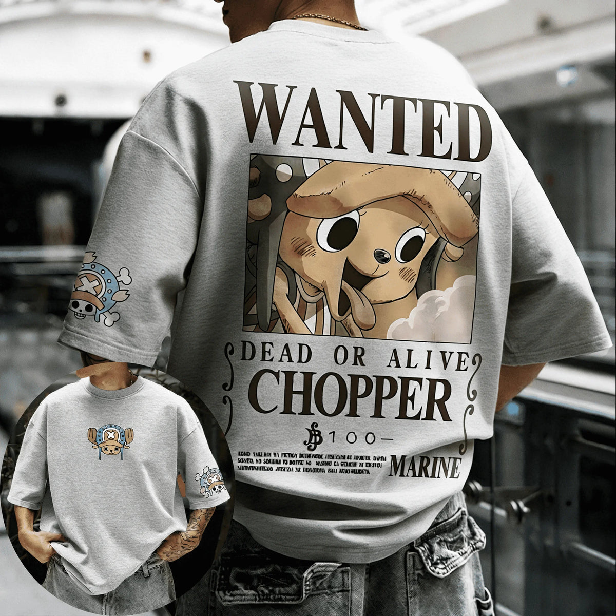 ONE PIECE Anime Chopper Joint Cotton T-shirt 2026 Summer New Men's and Women's Loose Casual Street Hip Hop Short Sleeved Top