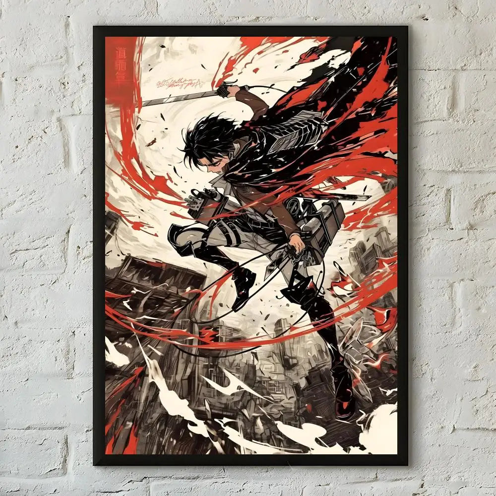 Anime Attack on Titan Poster  Poster Print Wall Art Pictures Canvas Painting Living Room Bedroom Home Decor