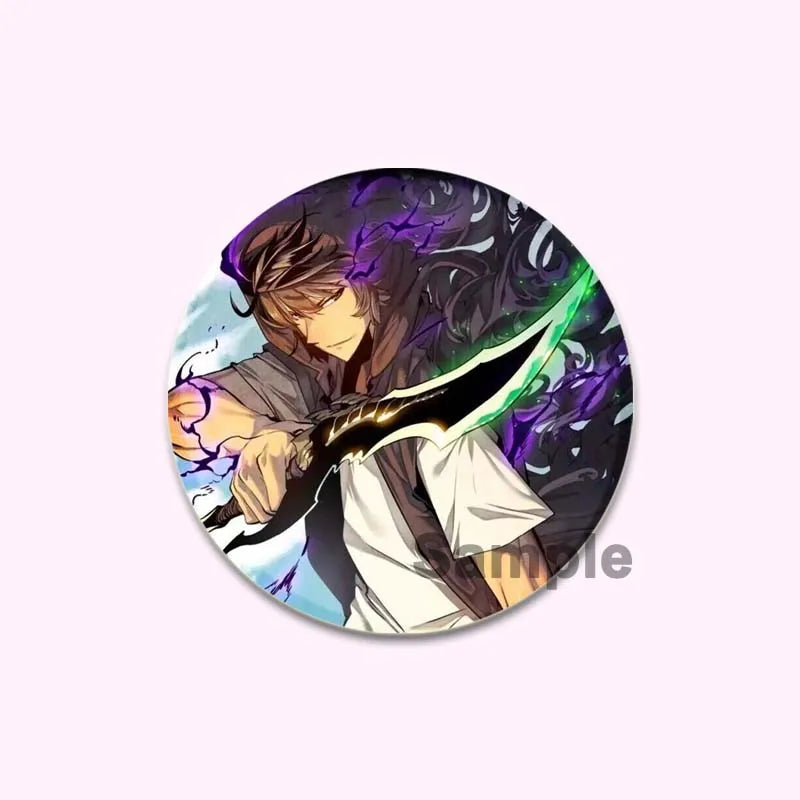 Solo Leveling Cheng Xiaoyu Button Pin