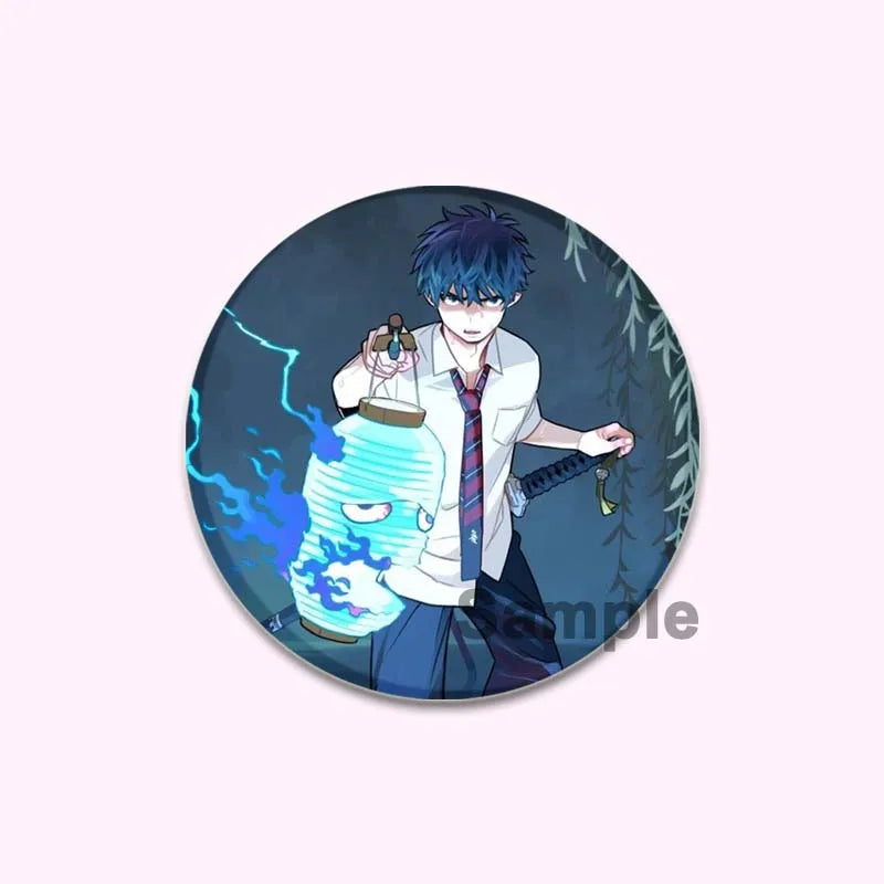 Blue Exorcist Okumura Rin Brooch Pins