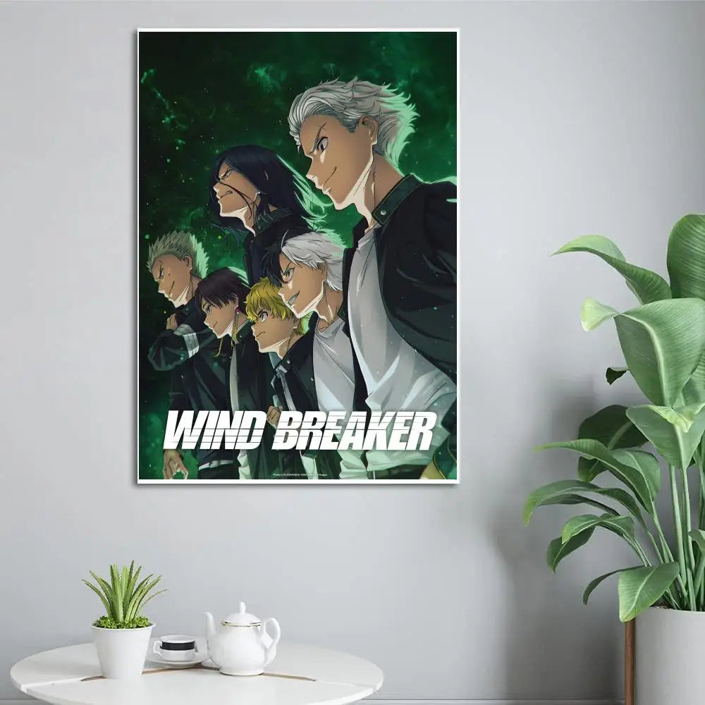 Wind Breaker Poster Wall Sticker