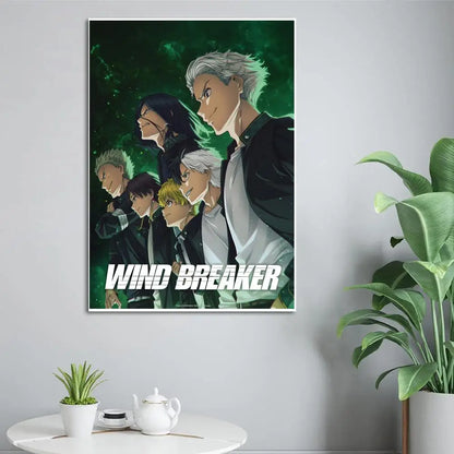 Wind Breaker Poster Wall Sticker