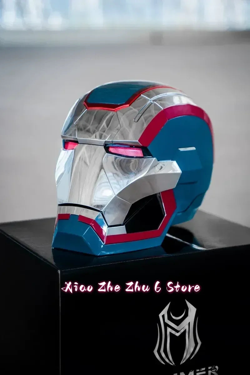 Wearable Iron Man Mk5 Helmet Toy with Arm Cannon Role Play Gift for Fans Transformers Bumblebee & Green Goblin Designs