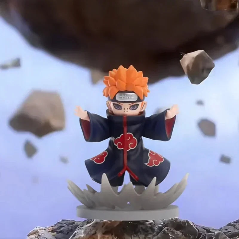 POP MART GONG Naruto Shippuden Akatsuki Arc Series Trendy Blind Random Box Toys Mystery Box Guess Action Figure Surprise Gift